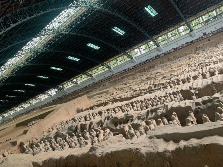 Who destroyed the terracotta warriors?